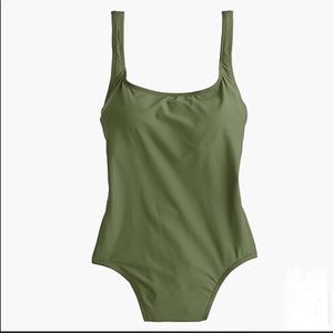 J Crew Scoop Back One Piece NWOT